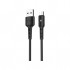 Дата кабель USB 2.0 AM to Micro 5P 1.0m Star Charging X30 black HOCO (6957531091141)