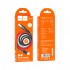 Дата кабель USB 2.0 AM to Micro 5P 1.2m 2.4A nylon aluminum U110 black HOCO (6931474770585)