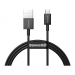 Дата кабель USB 2.0 AM to Micro 5P 2.0m Superior Fast Charging 2A black Baseus (CAMYS-A01)