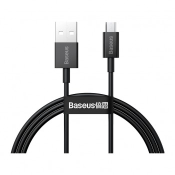 Дата кабель USB 2.0 AM to Micro 5P 2.0m Superior Fast Charging 2A black Baseus (CAMYS-A01)