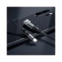 Дата кабель USB 2.0 AM to USB-C 1.0m 3A nylon X50 black HOCO (6931474734235)