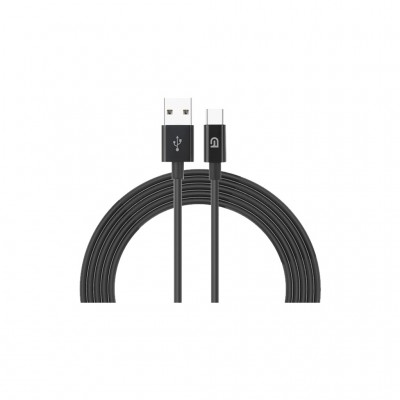 Дата кабель USB 2.0 AM to USB-C 1.0m AMD718B black Armorstandart (ARM64291)