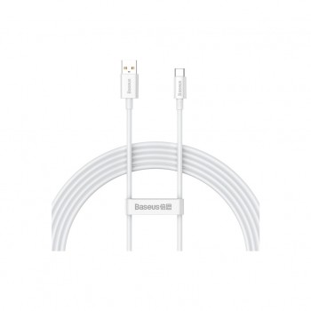 Дата кабель USB 2.0 AM to USB-C 1.0m Superior Fast Charging 100W moon white Baseus (P10320102214-01)