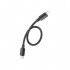 Дата кабель USB-C to Lightning 0.25m Hyper PD X96 black HOCO (6942007609364)