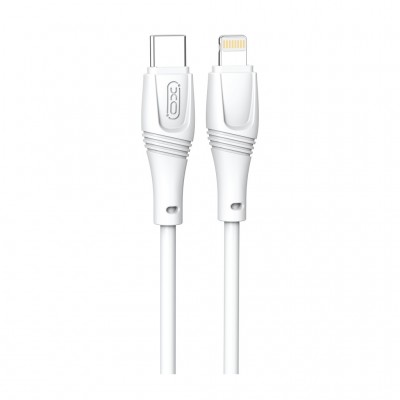 Дата кабель USB-C to Lightning 1.0m 27W High Elastic Zeus XO (NBQ239A_White)