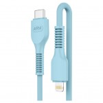 Дата кабель USB-C to Lightning 1.0m AR88 3A Blue Armorstandart (ARM65288)