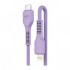 Дата кабель USB-C to Lightning 1.0m AR88 3A Purple Armorstandart (ARM65290)