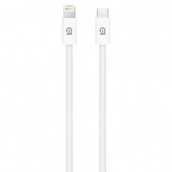 Дата кабель USB-C to Lightning 1.0m White Armorstandart (ARM72697)