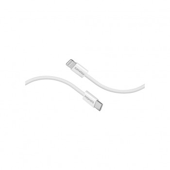 Дата кабель USB-C to Lightning 1.2m Promate (ecoline-ci120.white)