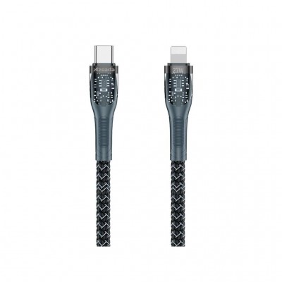 Дата кабель USB-C to Lightning 1.3m 27w Proda (PD-B89 (C-L)-BK)