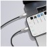 Дата кабель USB-C to Lightning 2.0m Cafule Metal PD 20W black Baseus (CATLJK-B01)