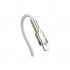 Дата кабель USB-C to Lightning 2.0m Cafule Metal PD 20W white Baseus (CATLJK-B02)