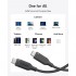 Дата кабель USB-C to USB-C 0.9m 240W 20Gbps 4K Video bio-nylon black Anker (A80N1H11)