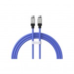 Дата кабель USB-C to USB-C 1.0m CoolPlay Fast Charging 100W blue Baseus (CAKW000203)