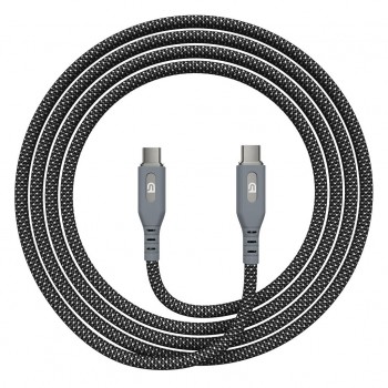 Дата кабель USB-C to USB-C 1.0m Magnetic 60W Black Armorstandart (ARM75513)