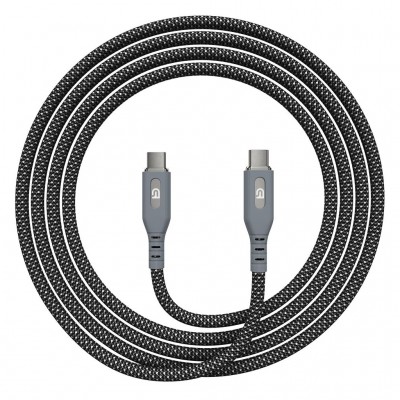 Дата кабель USB-C to USB-C 1.0m Magnetic 60W Black Armorstandart (ARM75513)