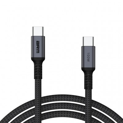 Дата кабель USB-C to USB-C 1.0m PD 100W black-grey Armorstandart (ARM69370)