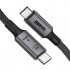 Дата кабель USB-C to USB-C 1.0m USB4 40Gbps 240W 8K60Hz black Armorstandart (ARM81921)