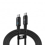 Дата кабель USB-C to USB-C 1.2m Magnetic 100W black Armorstandart (ARM75868)
