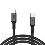 Дата кабель USB-C to USB-C 2.0m PD 100W black-grey Armorstandart (ARM69371)