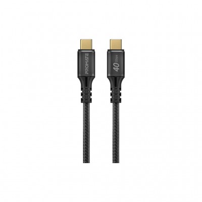 Дата кабель USB-C to USB-C 2.0m Promate (powerbolt240-2m.black)