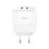 Зарядний пристрій XO L140 35W 2xUSB-C PD White (L140_White)