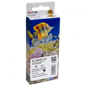 Картридж Canon CLI-451GY XL (6476B001) 3350с (IC-451XL-GY) BARVA