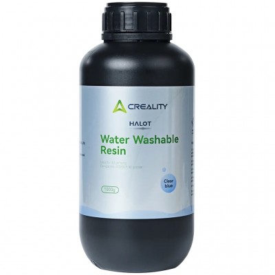 Фотополімерна смола Creality HALOT Water Washable Resin 1kg, blue transparent (3302010055)