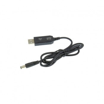 Кабель живлення USB to DC, 5.5 х 2.1 mm 12V Dynamode (DM-USB-DC-5.5x2.1-12V)