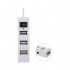 USB-хаб VOLTRONIC USB 3.0 to 4xUSB white (YT-HUB4-W)