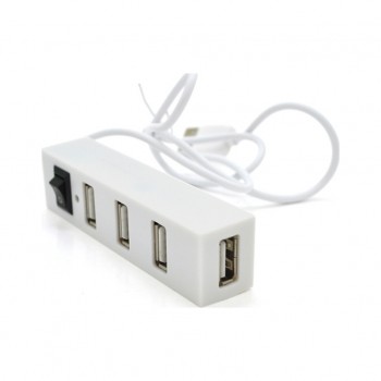 USB-хаб VOLTRONIC USB 3.0 to 4xUSB white (YT-HUB4-W)