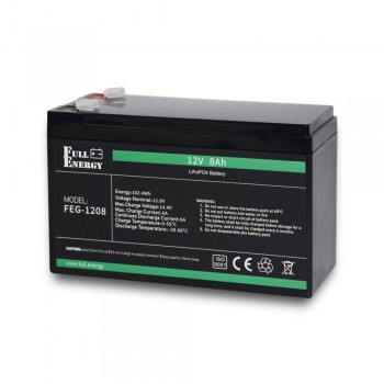 Батарея для ДБЖ Full Energy FEG-128 12V 8AH LiFePO4