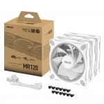 Вентилятор ASUS PRIME MR120 REVERSE ARGB WHITE 3IN1 (90DA00L3-B09020)