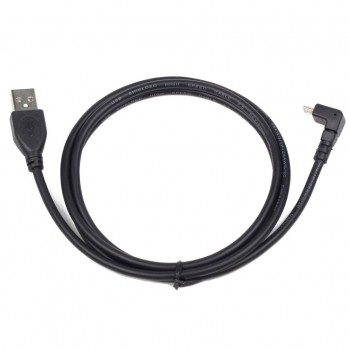 Дата кабель USB 2.0 AM to Micro 5P 1.8m 90° Cablexpert (CCP-mUSB2-AMBM90-6)