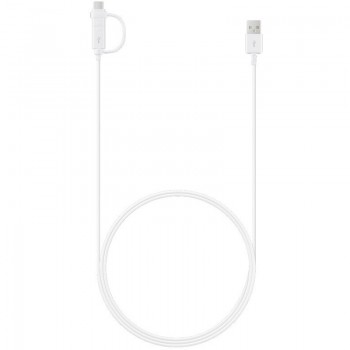 Дата кабель USB 2.0 AM to USB-C + Micro 5P 1.5m white Samsung (EP-DG930DWEGRU)