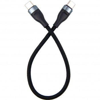 Дата кабель USB 2.0 AM to USB-C 0.25m black Dengos (NTK-TC-TC-SHRT-BLACK)