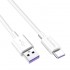 Дата кабель USB 2.0 AM to USB-C 1.0m 5A white ColorWay (CW-CBUC019-WH)