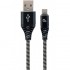 Дата кабель USB 2.0 AM to USB-C 1.0m Cablexpert (CC-USB2B-AMCM-1M-BW)