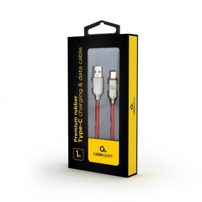 Дата кабель USB 2.0 AM to USB-C 1.0m Cablexpert (CC-USB2R-AMCM-1M-R)
