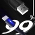 Дата кабель USB 2.0 AM to USB-C 1.0m led black ColorWay (CW-CBUC034-BK)
