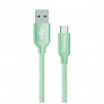 Дата кабель USB 2.0 AM to USB-C 1.0m mint ColorWay (CW-CBUC003-MT)