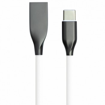 Дата кабель USB 2.0 AM to USB-C 1.0m white PowerPlant (CA910717)
