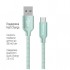 Дата кабель USB 2.0 AM to USB-C 2.0m mint ColorWay (CW-CBUC008-MT)