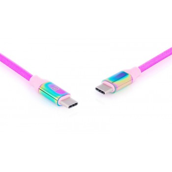 Дата кабель USB-C to USB-C 1.0m Premium Rainbow REAL-EL (EL123500053)