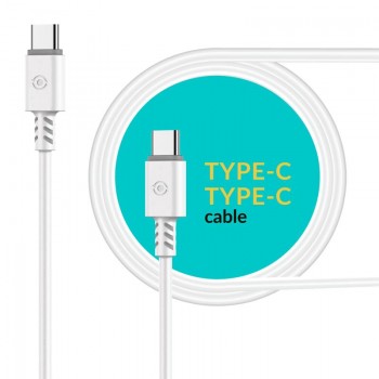 Дата кабель USB-C to USB-C 1.2m CB-TT11 white Piko (1283126504020)