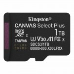 Карта пам'яті 1TB microSDXC class 10 UHS-I U3 V30 A1 Canvas Sele Kingston (SDCS3/1TBSP)