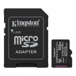 Карта пам'яті Kingston 512GB microSDXC class 10 UHS-I U3 V30 A1 Canvas Select Plus (SDCS3/512GB)
