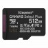 Карта пам'яті Kingston 512GB microSDXC class 10 UHS-I U3 V30 A1 Canvas Select Plus (SDCS3/512GBSP)