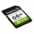 Карта пам'яті SD 64GB SDXC class 10 UHS-I V10 A1 Canvas Select Plus Kingston (SDS3/64GB)