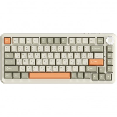 Клавіатура бездротова Ajazz AK820 Max Flying Fish Switch Retro Colour (AK820MAX-FF-R)